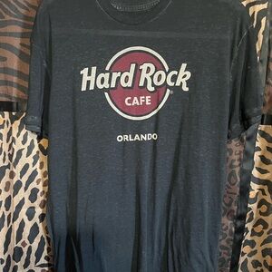Y2K Hard Rock Cafe Black Tee Size L